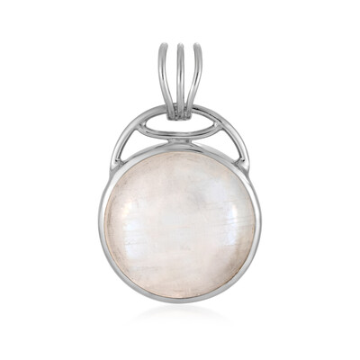 Bihar rainbow moonstone Silver Pendant