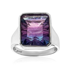 Bi Colour Fluorite Silver Ring (CUSTODANA)