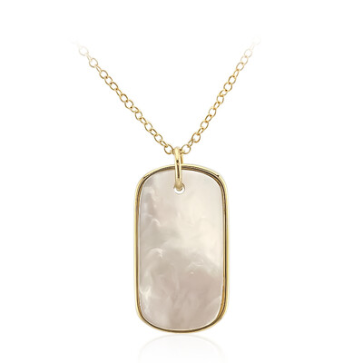 Mother of Pearl Silver Necklace