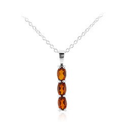 Madeira Citrine Silver Necklace