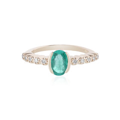 14K Colombian Emerald Gold Ring (AMAYANI)