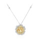 18K SI2 Yellow Diamond Gold Necklace (CIRARI)