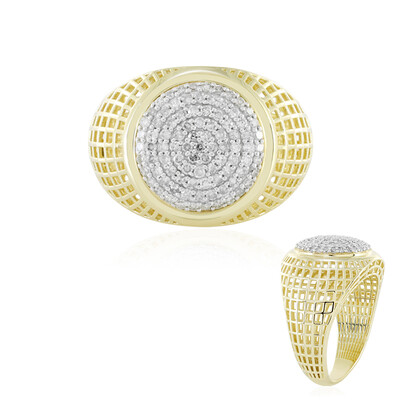 9K I1 (I) Diamond Gold Ring (Ornaments by de Melo)