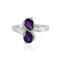 Amethyst Silver Ring