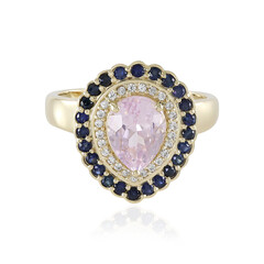 9K Patroke Kunzite Gold Ring (Adela Gold)