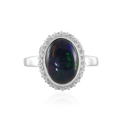 Mezezo Opal Silver Ring