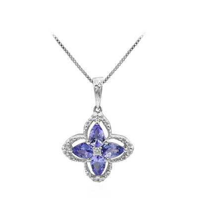 Tanzanite Silver Necklace