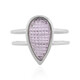 Rose de France Amethyst Silver Ring