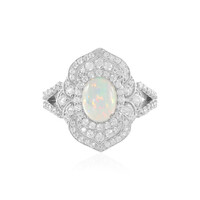 Welo Opal Silver Ring