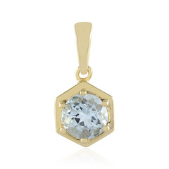 Brazilian Aquamarine Silver Pendant