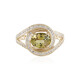 9K Unheated Yellow Tanzanite Gold Ring