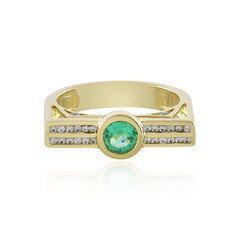 9K Colombian Emerald Gold Ring (de Melo)