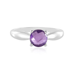 Zambian Amethyst Silver Ring