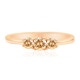 14K SI1 Argyle Rose De France Diamond Gold Ring (Annette)