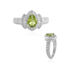 Peridot Silver Ring