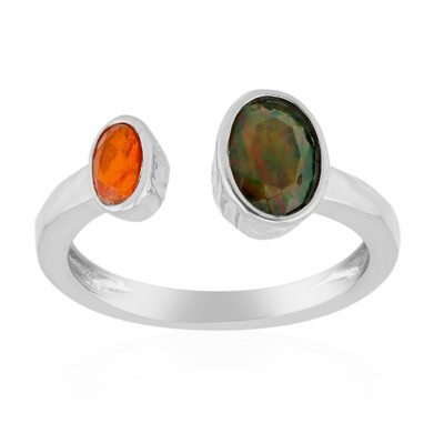 Mezezo Opal Silver Ring