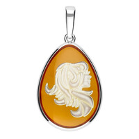 Baltic Amber Silver Pendant