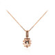 10K AAA Morganite Gold Necklace