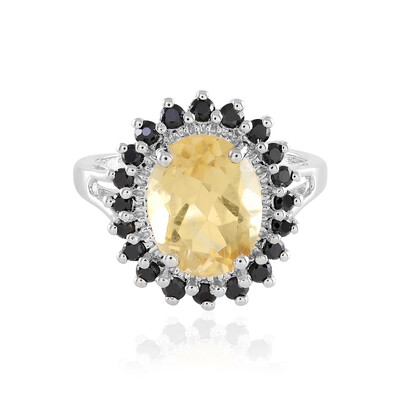 Citrine Silver Ring