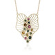 9K Brazilian Yellow Tourmaline Gold Necklace (Ornaments by de Melo)