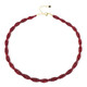 Ru Colour Corundum Silver Necklace