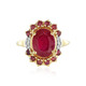 Madagascar Ruby Silver Ring