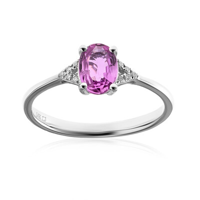 14K Pink Sapphire Gold Ring (CIRARI)