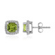 Peridot Silver Earrings