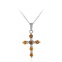 Madeira Citrine Silver Necklace