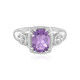 Rose de France Amethyst Silver Ring