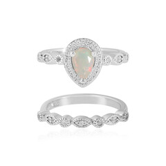 Welo Opal Silver Ring