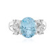 Sky Blue Topaz Silver Ring