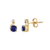 Lapis Lazuli Silver Earrings