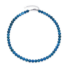 Blue Apatite Silver Necklace