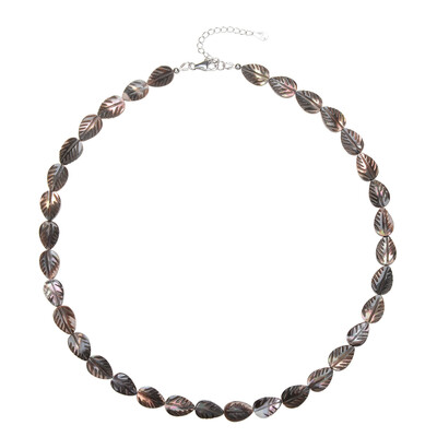 Mother of Pearl Silver Necklace