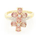 18K Unheated Padparadscha Sapphire Gold Ring (AMAYANI)