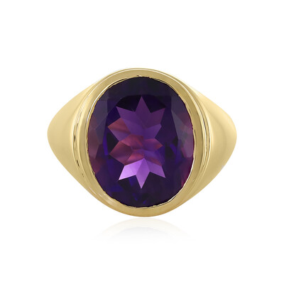 Zambian Amethyst Silver Ring