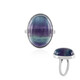 Fluorite Silver Ring (MONOSONO COLLECTION)