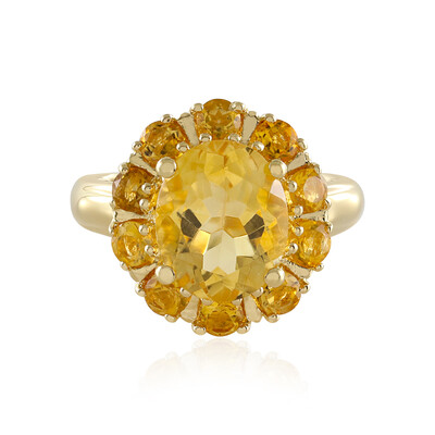 Citrine Silver Ring