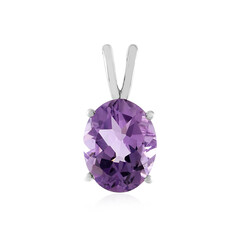 Rose de France Amethyst Silver Pendant