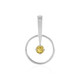 Yellow Beryl Silver Pendant