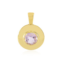 Rose de France Amethyst Silver Pendant