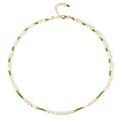 Russian Diopside Silver Necklace