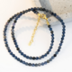 Blue Sapphire Silver Necklace