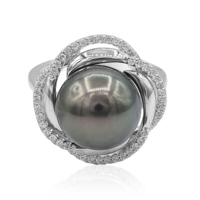 Tahitian Pearl Silver Ring (TPC)