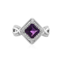 Moroccan Amethyst Silver Ring