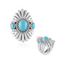 Sleeping Beauty Turquoise Silver Ring (Desert Chic)