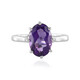 Siberian Amethyst Silver Ring