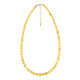 Milky Baltic Amber Silver Necklace (dagen)