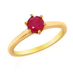 Ruby Silver Ring